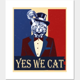 Yes we cat Posters and Art